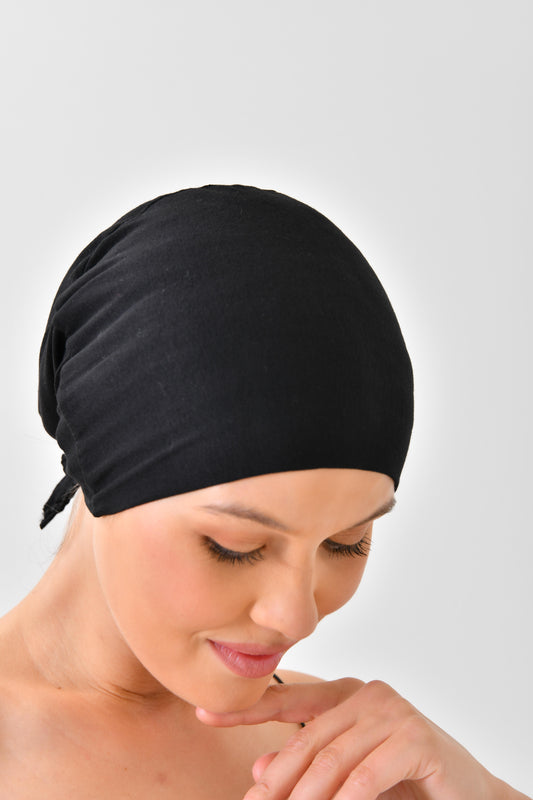 Dikişsiz Bone - Siyah