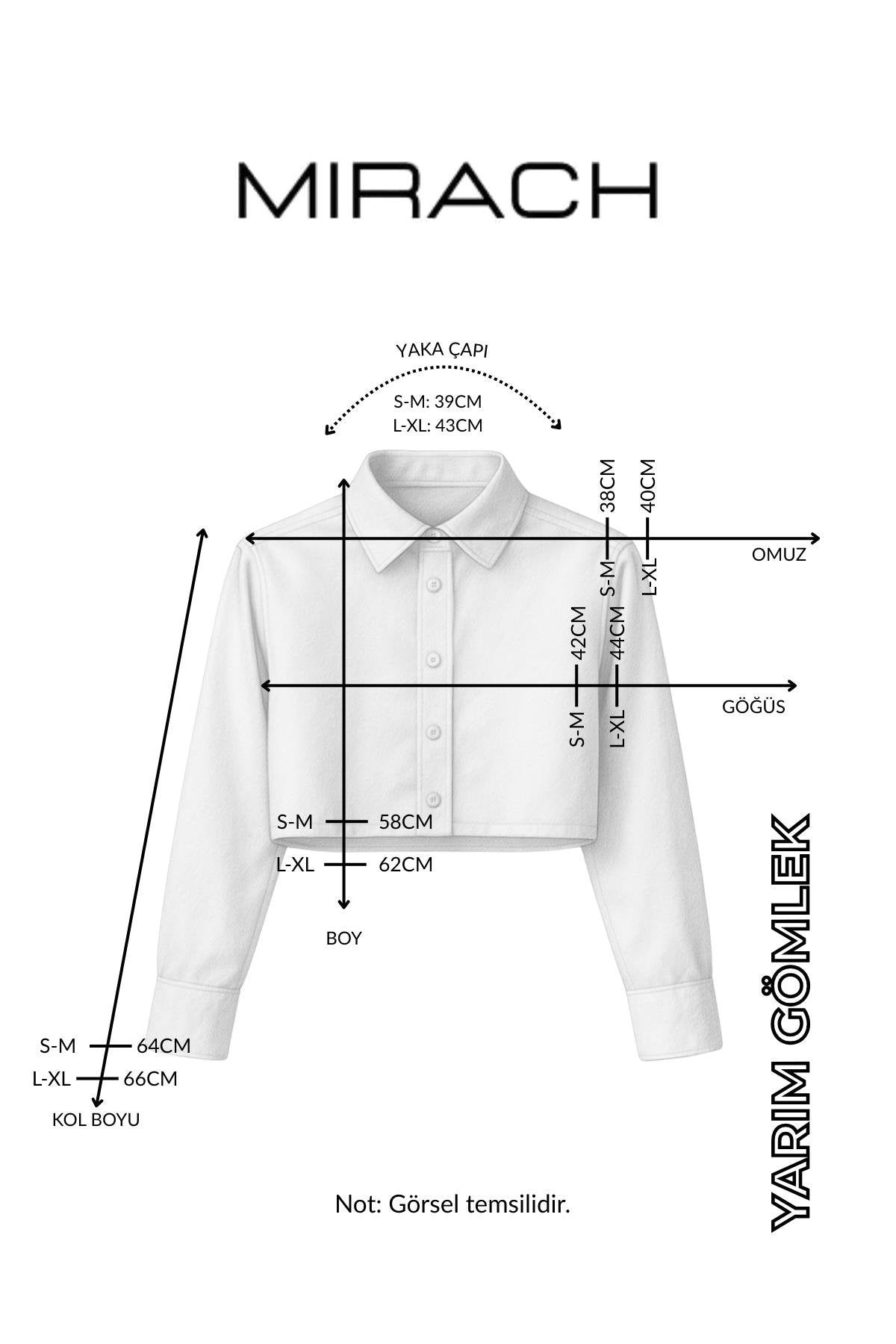 Gömlekli Kolluk Yarım Gömlek - Beyaz