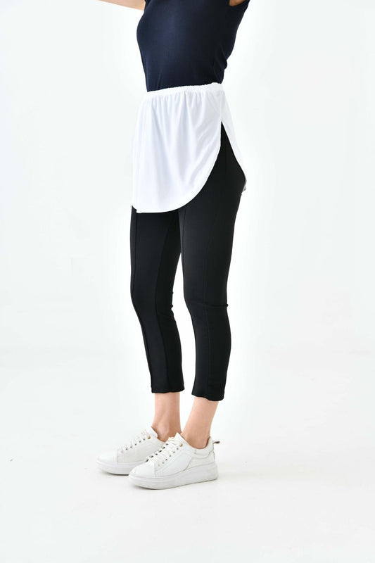 Yuvarlak içlik etek - Beyaz | Outlet