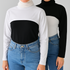 Tesettür boyunluk ve kolluk kombinli kadın uzun kolluk penye model