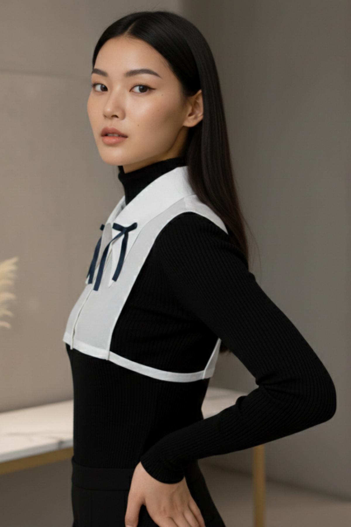 Lily Veil Shirt Collar