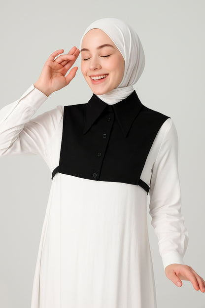 Sivri gömlek yaka - Siyah | Outlet