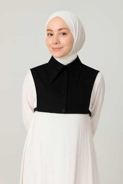 Sivri gömlek yaka - Siyah | Outlet