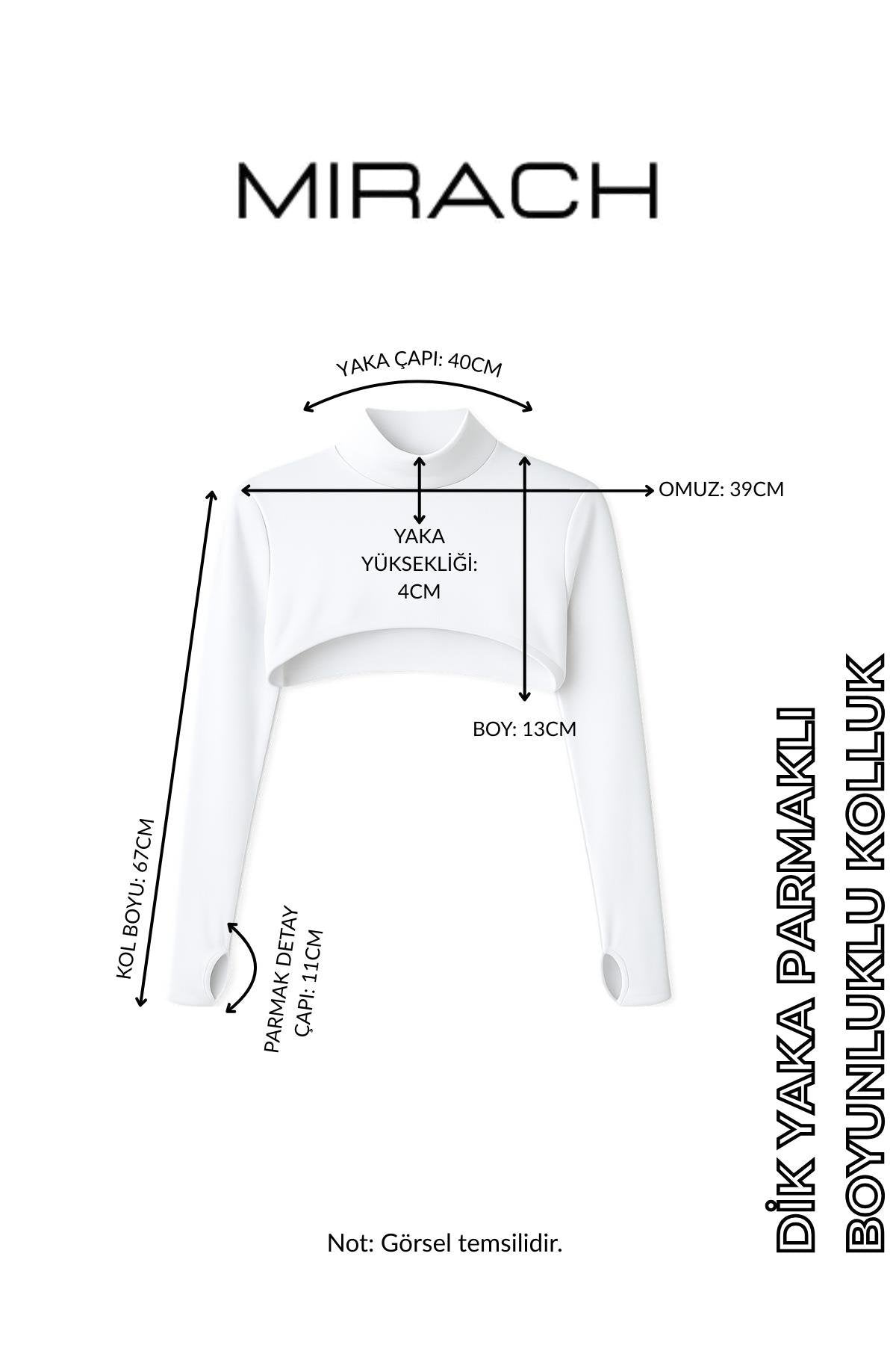 سوار ذراع بدون ياقة للرقبة - أسود