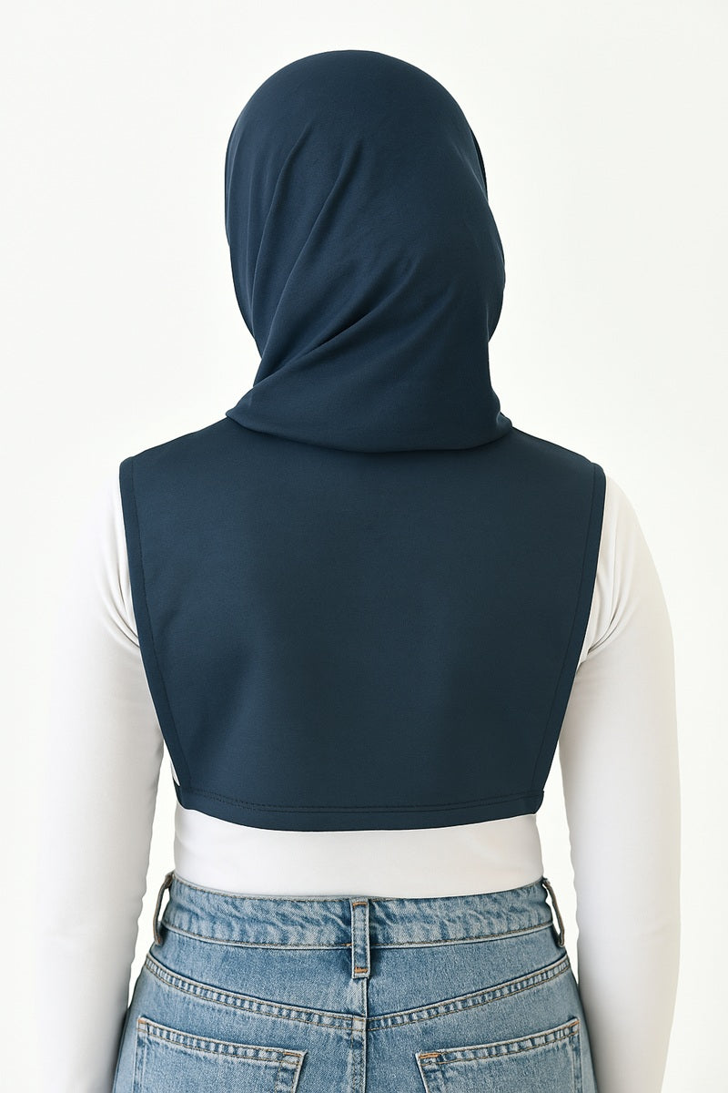 Balıkçı Yaka Kolsuz Boyunluk Modeli