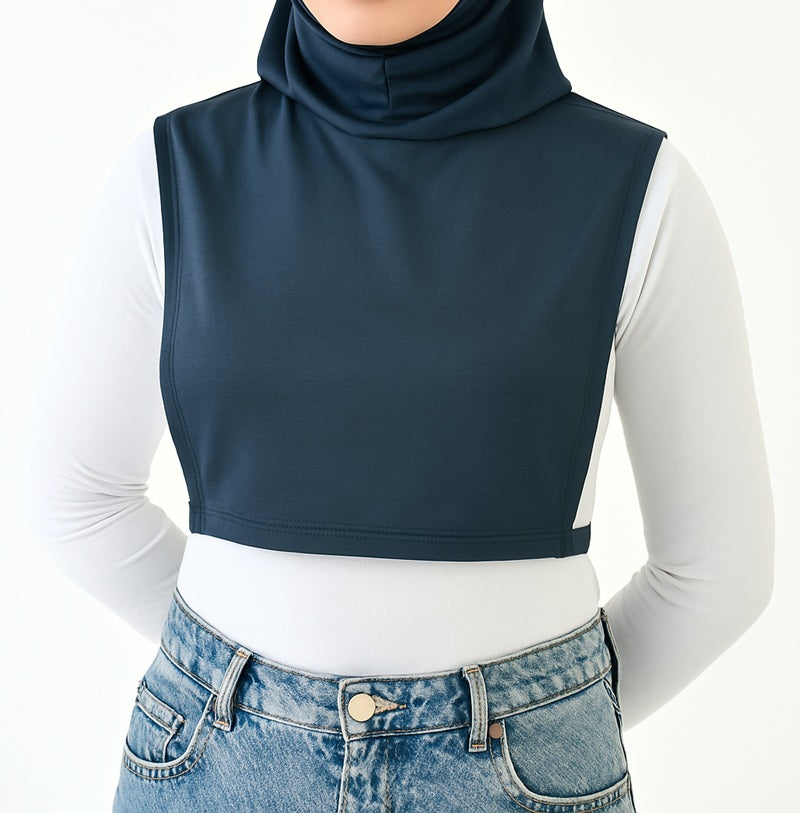 Balıkçı Yaka Kolsuz Boyunluk Modeli