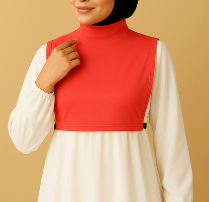 Balıkçı Yaka Kolsuz Boyunluk Modeli