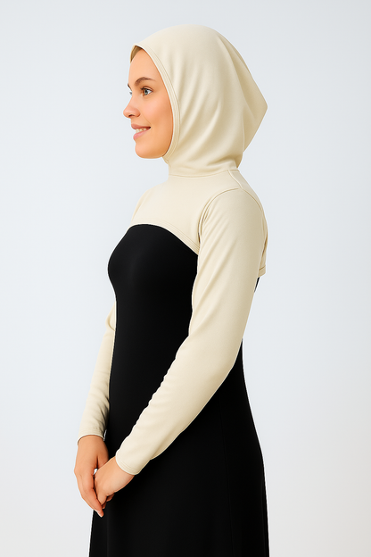 Boneli Boyunluklu Kolluk - Bej