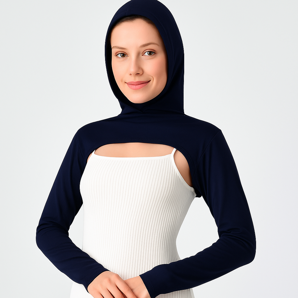 Uzun kolluk penye tesettür boyunluk kadın kolluk şık model