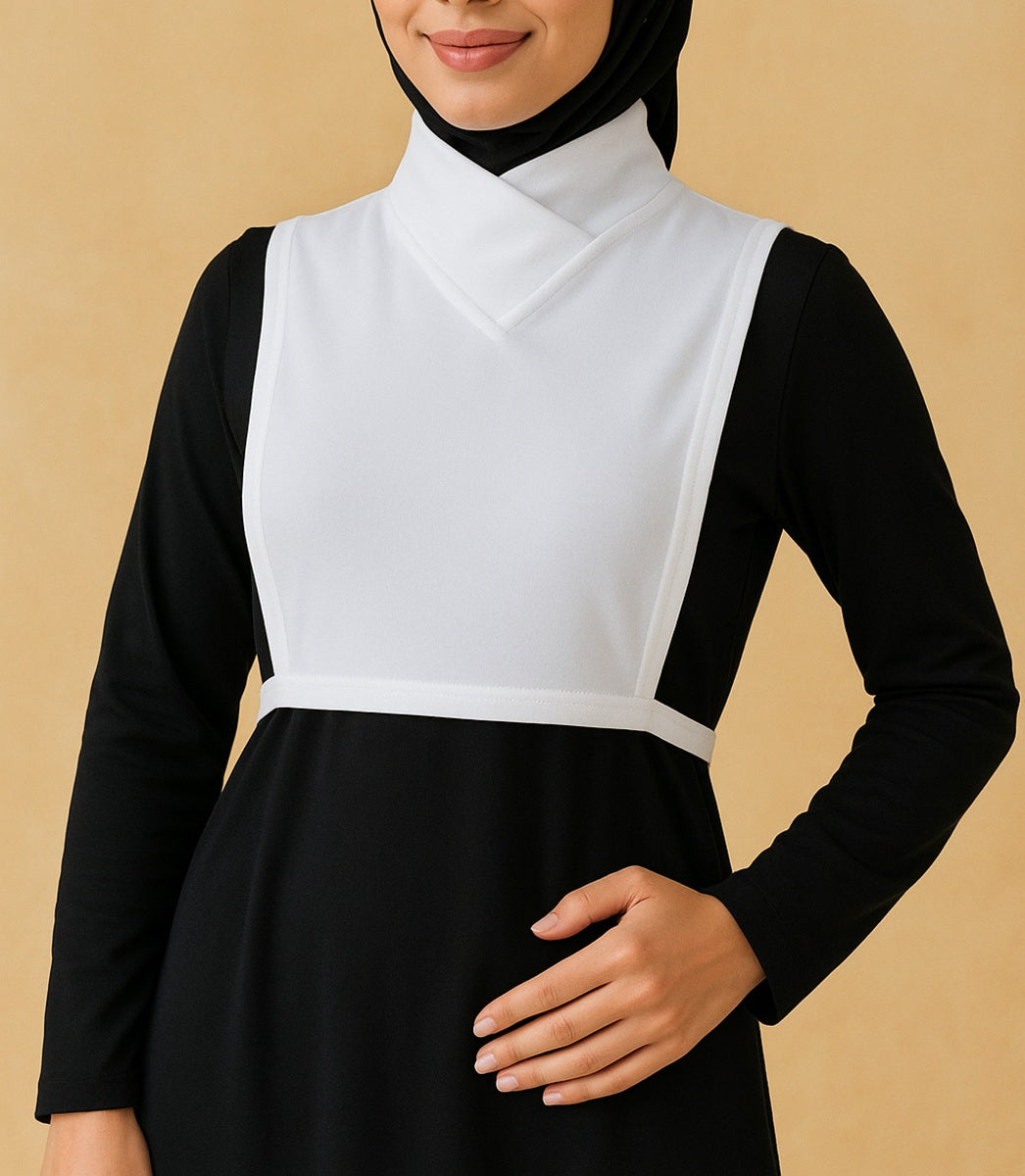 Çapraz Yaka Kolsuz Boyunluk Modeli