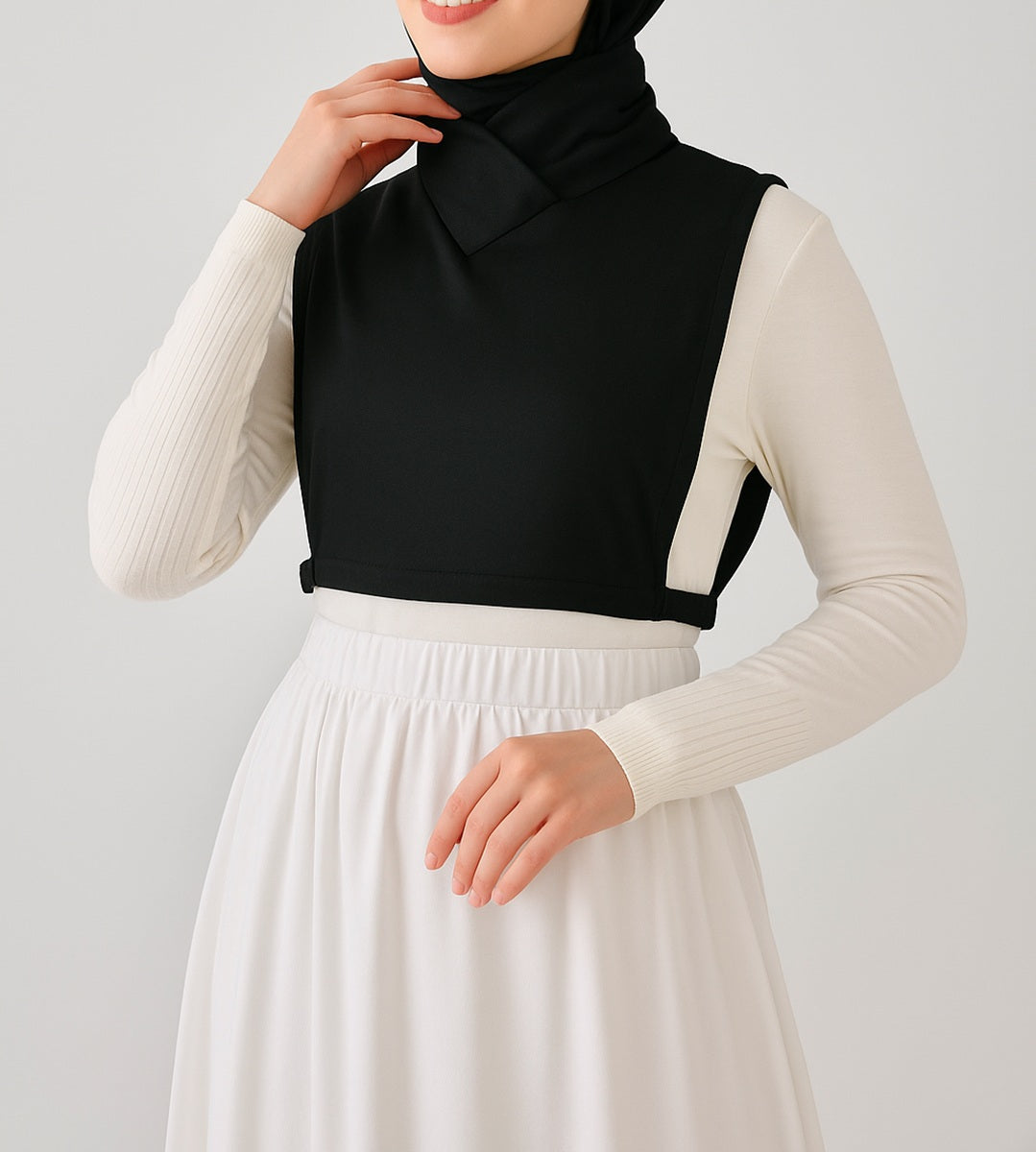 Çapraz Yaka Kolsuz Boyunluk Modeli