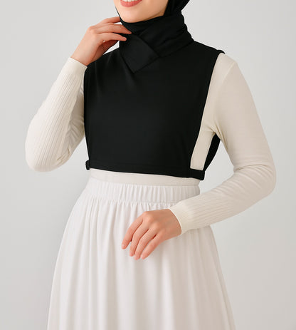 Çapraz Yaka Kolsuz Boyunluk Modeli