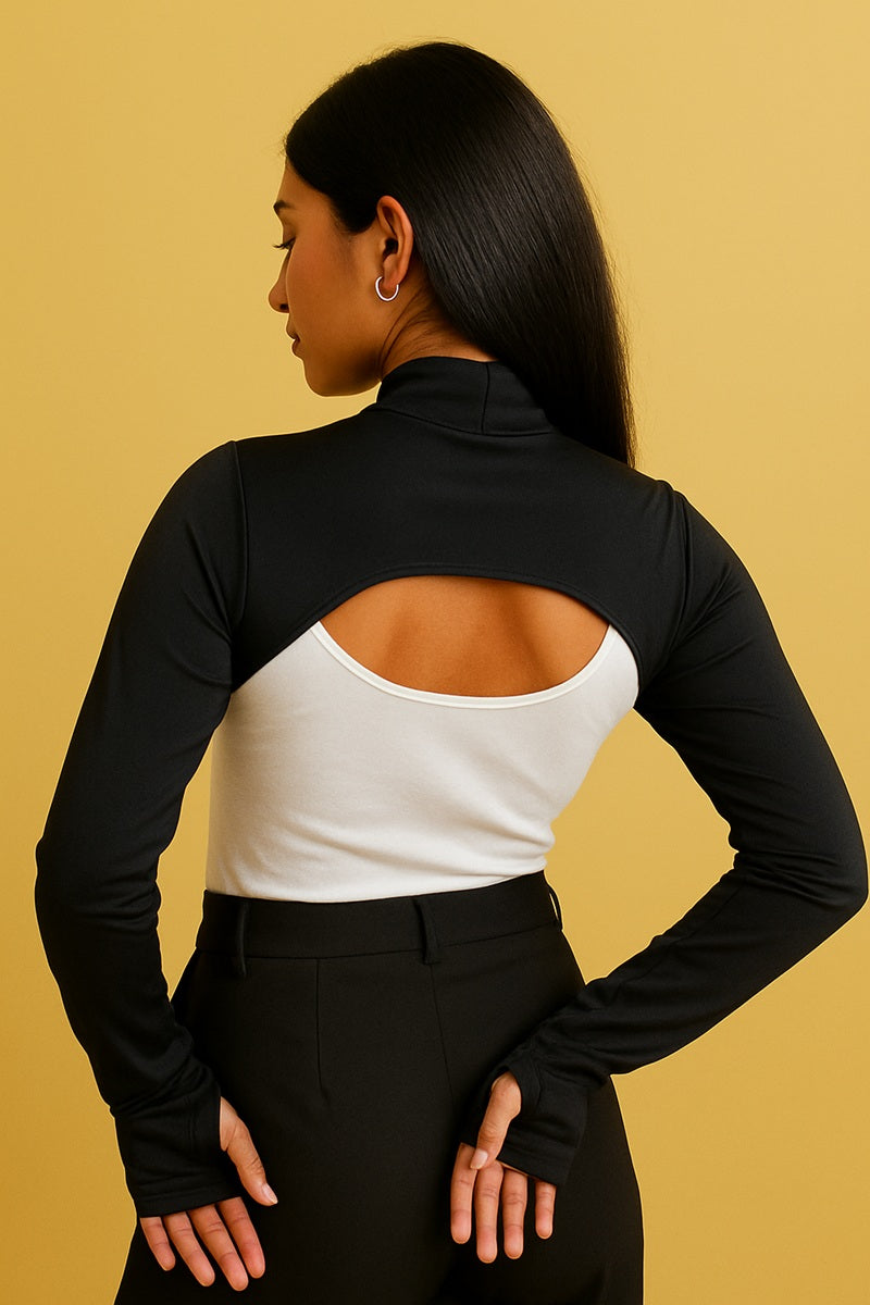 Dik Yaka Parmaklı Boyunluklu Kolluk Modeli