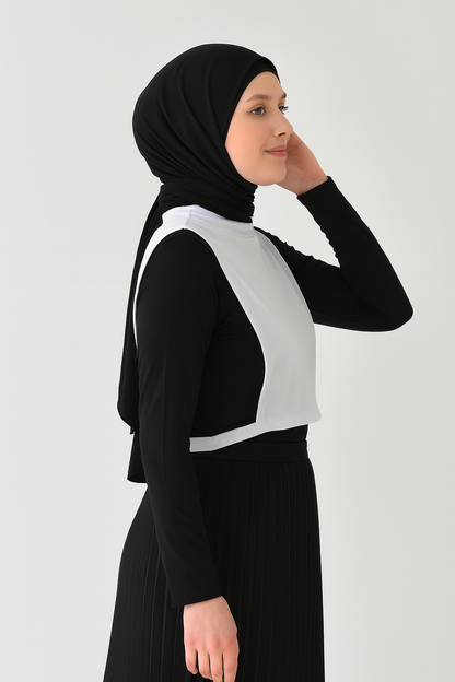 Balıkçı Kolsuz Boyunluk - Beyaz