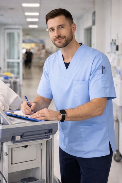 قميص تنظيف من قطعة واحدة - أسود