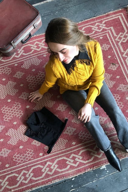 Gece yarısı ışıltısı gömlek yakası - Siyah | Outlet