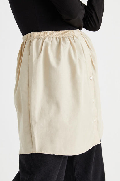 Gömlek Etek - Bej