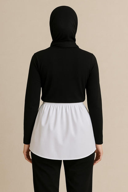 Gömlek Etek - Beyaz