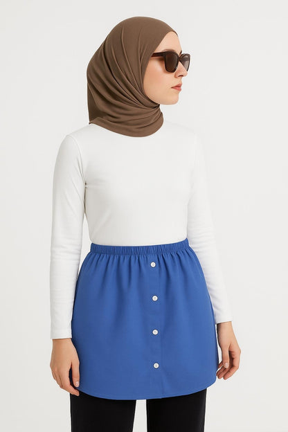 Gömlek Etek - Kot Rengi