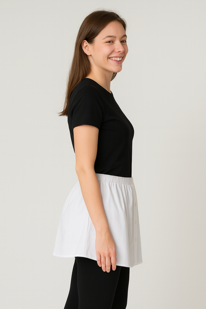 Gömlek Etek - Beyaz