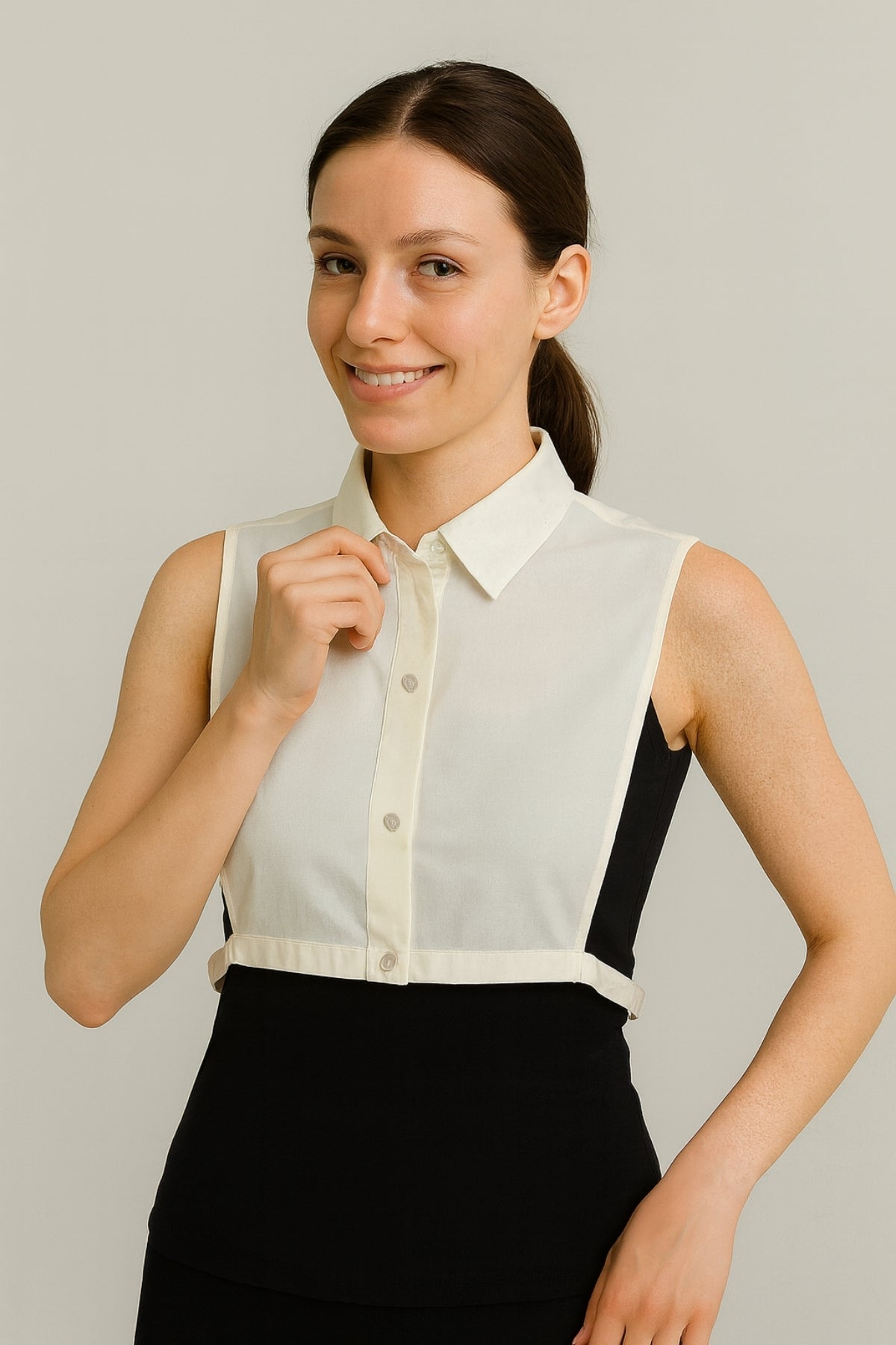 Gömlek Yakası - Krem