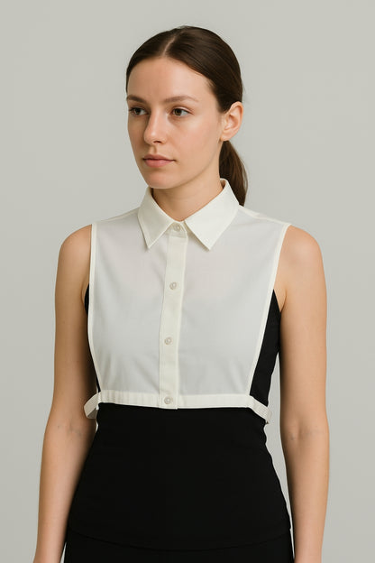 Gömlek Yakası - Krem