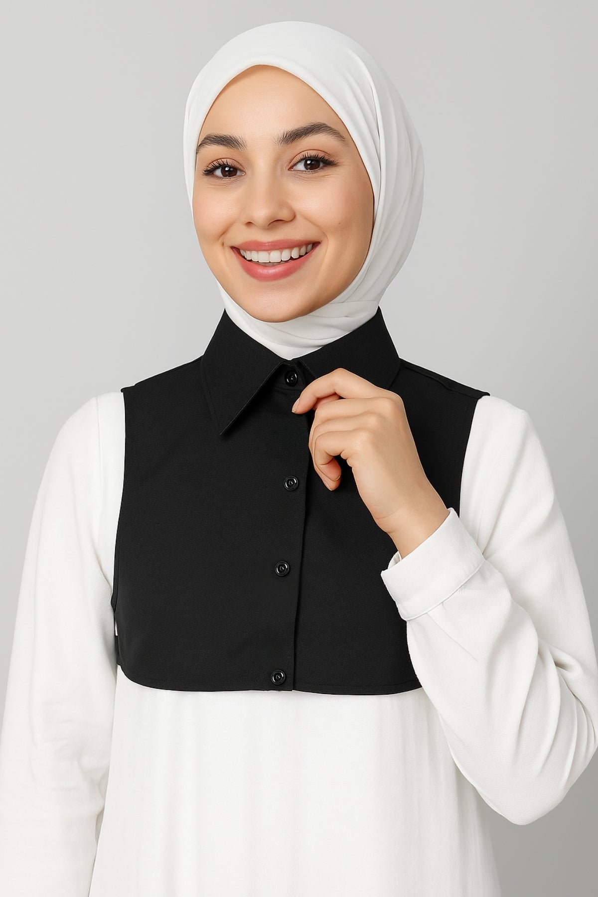 Gömlek Yakası - Siyah