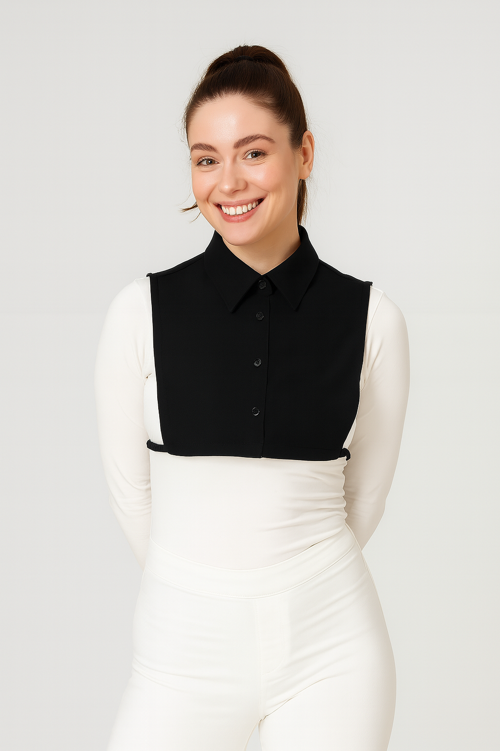 Gömlek Yakası - Siyah