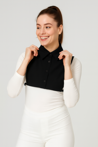 Gömlek Yakası - Siyah