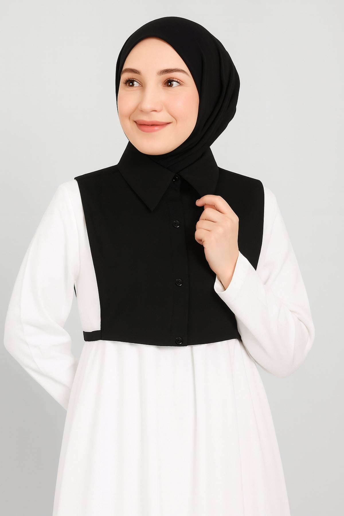 Gömlek Yakası - Siyah