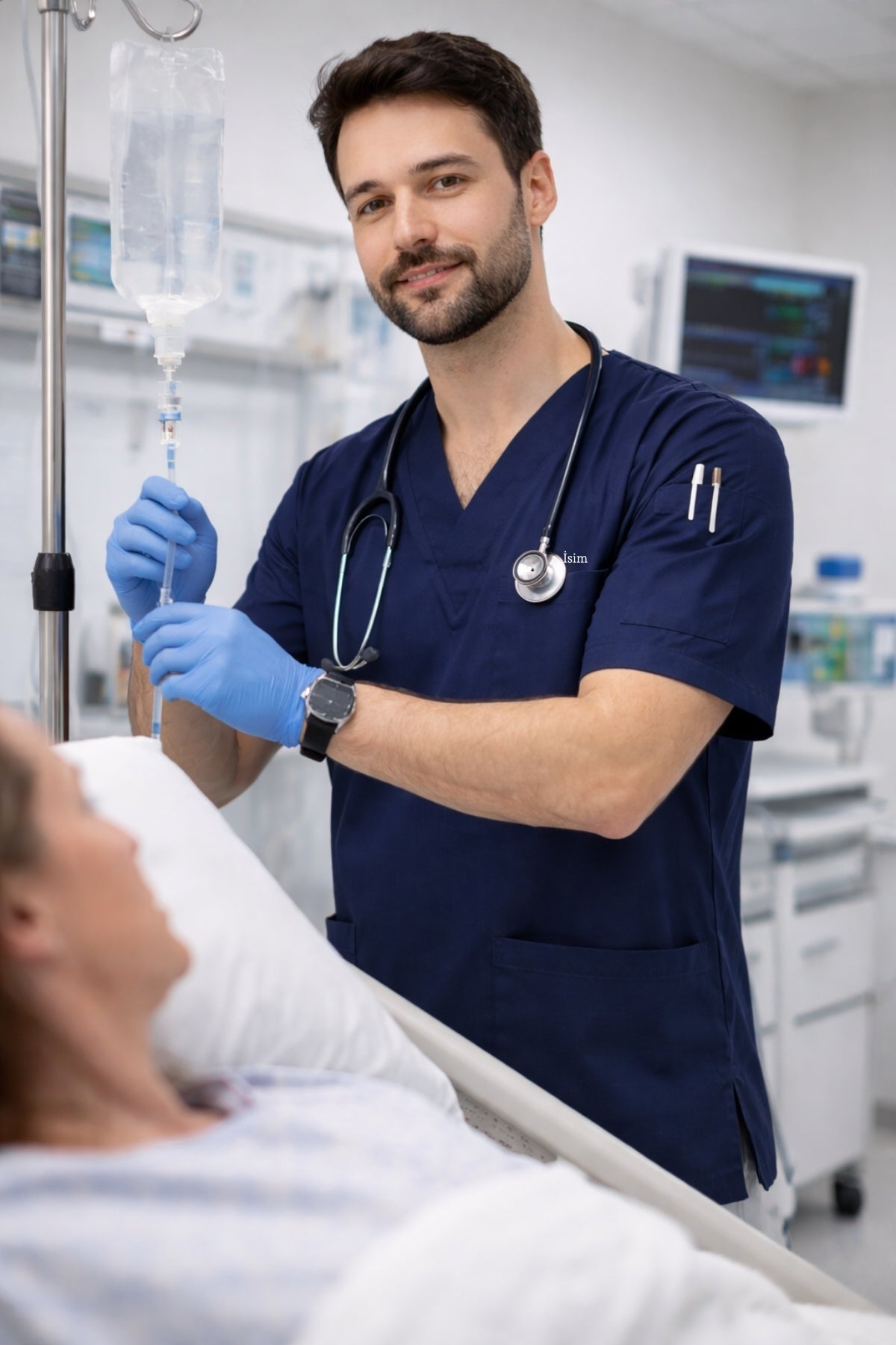 قميص تنظيف من قطعة واحدة - أسود