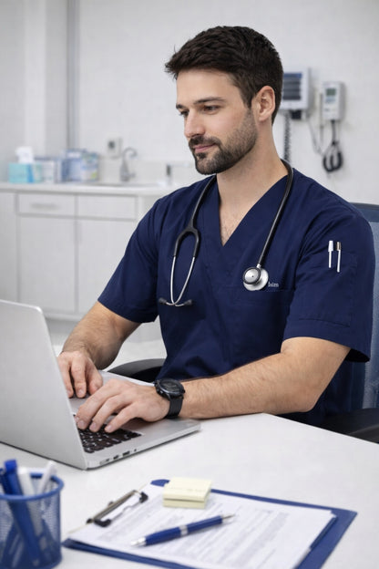 قميص تنظيف من قطعة واحدة - أسود