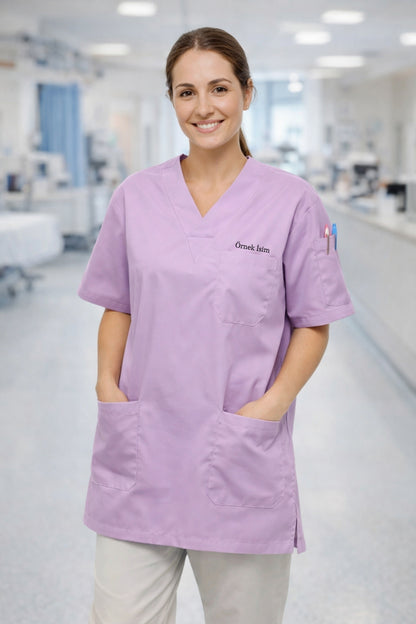 قميص تنظيف من قطعة واحدة - أسود