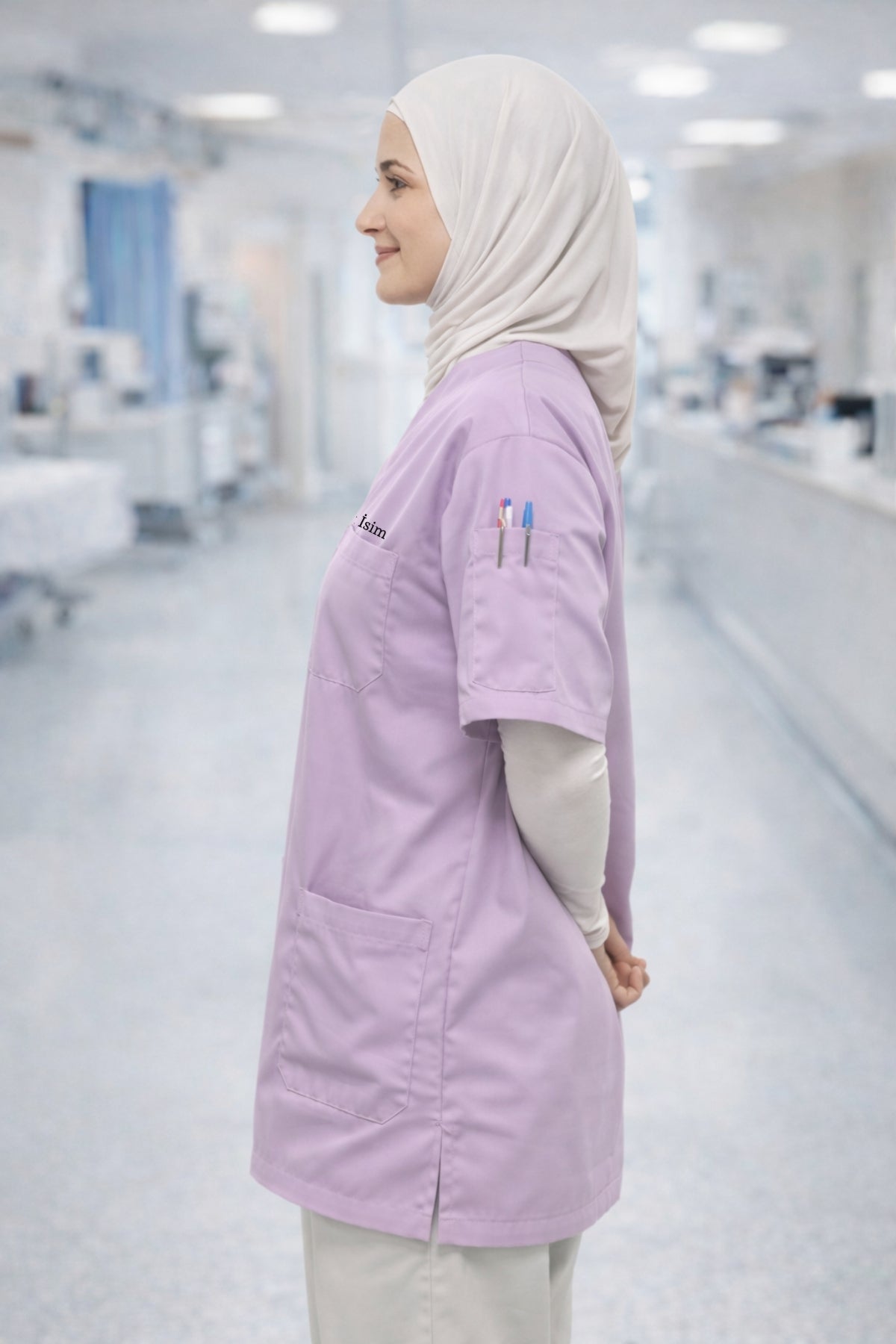 قميص تنظيف من قطعة واحدة - أسود