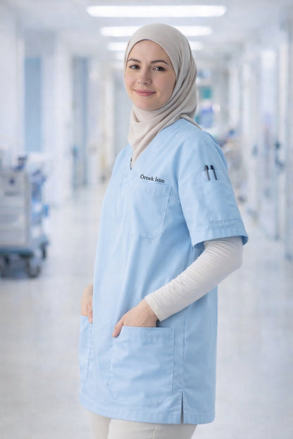 قميص تنظيف من قطعة واحدة - أسود