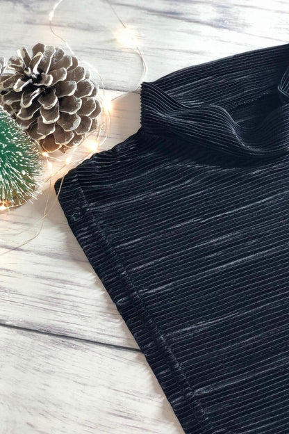 Parlak Kolsuz Boyunluk - Siyah