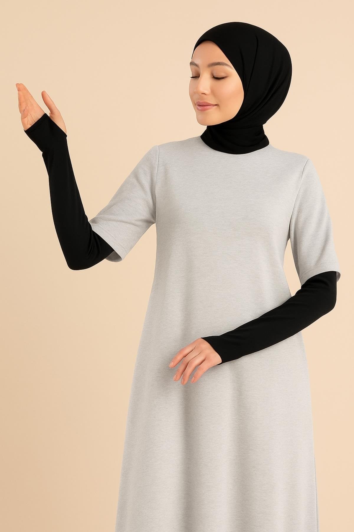 Parmak Detaylı Lastikli Kolluk - Siyah