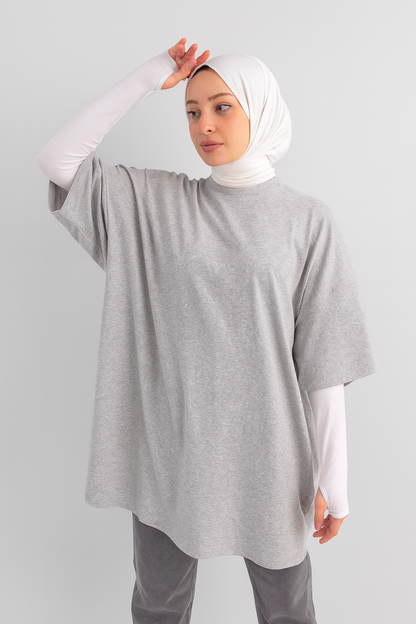 Parmak Detaylı Lastikli Kolluk - Beyaz