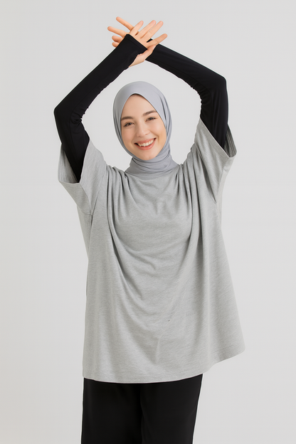 سوار مطاطي مفصل للأصابع - أسود