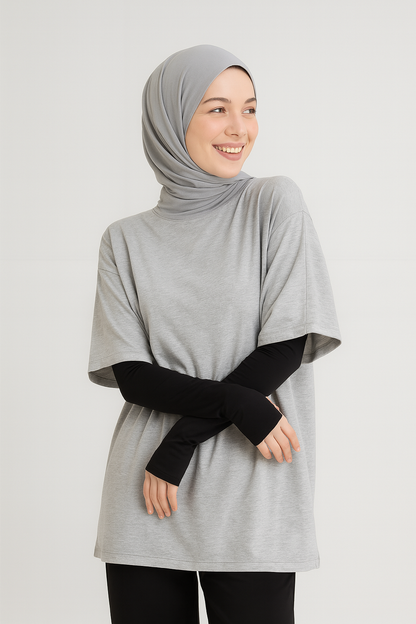 سوار مطاطي مفصل للأصابع - أسود