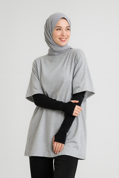 سوار مطاطي مفصل للأصابع - أسود