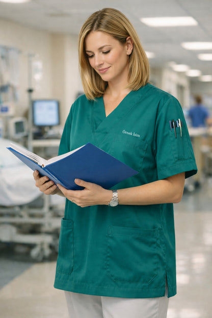 قميص تنظيف من قطعة واحدة - أسود