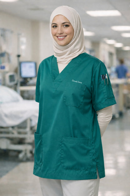 قميص تنظيف من قطعة واحدة - أسود