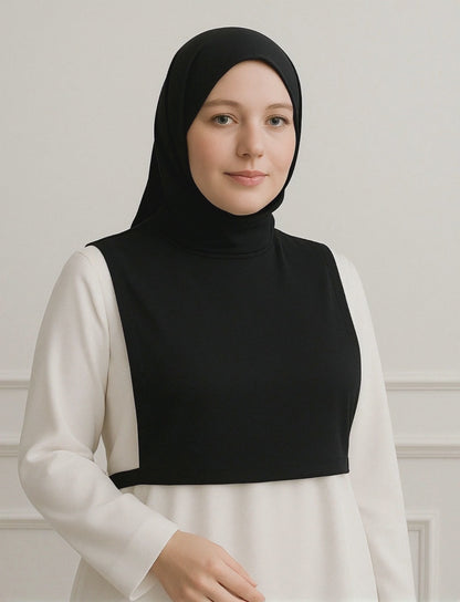 Balıkçı Kolsuz Boyunluk - Siyah