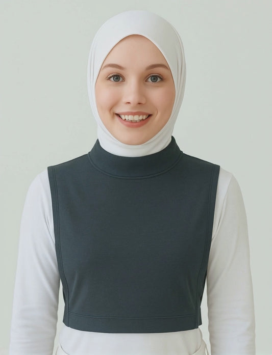 طوق رقبة بدون أكمام للصياد - فحمي