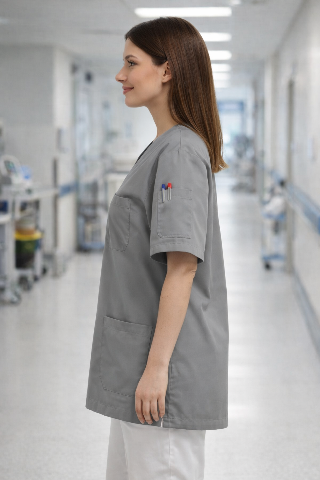 قميص تنظيف من قطعة واحدة - أسود