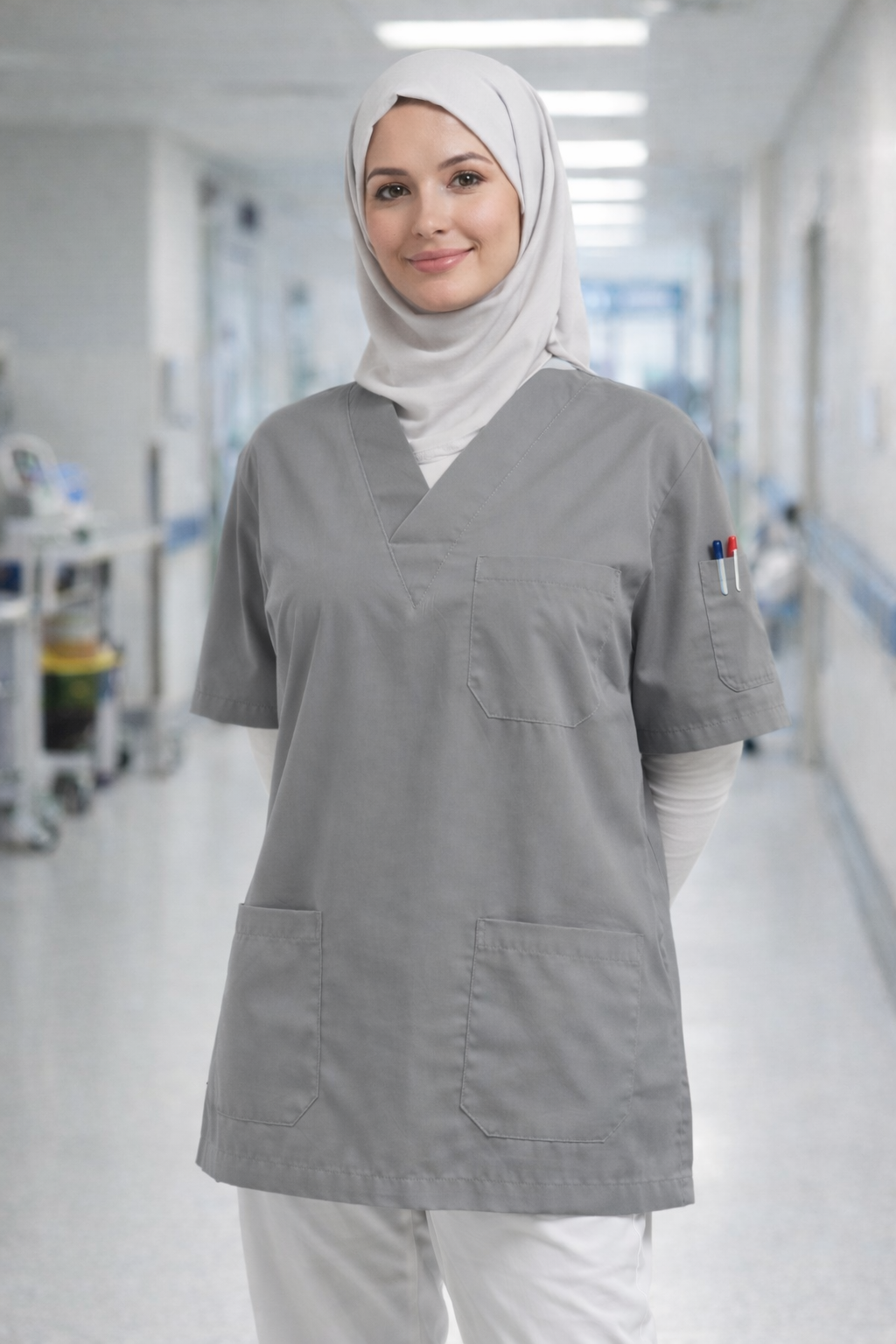 قميص تنظيف من قطعة واحدة - أسود