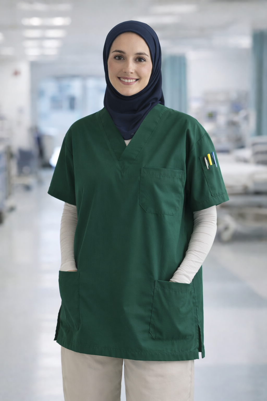 قميص تنظيف من قطعة واحدة - أسود