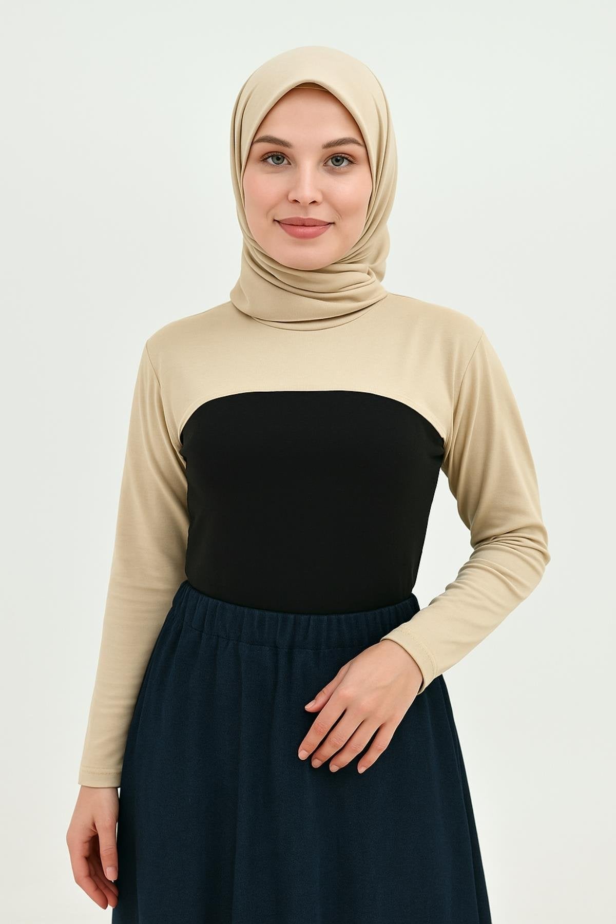 واقي ذراع للرقبة بدون طوق - بيج