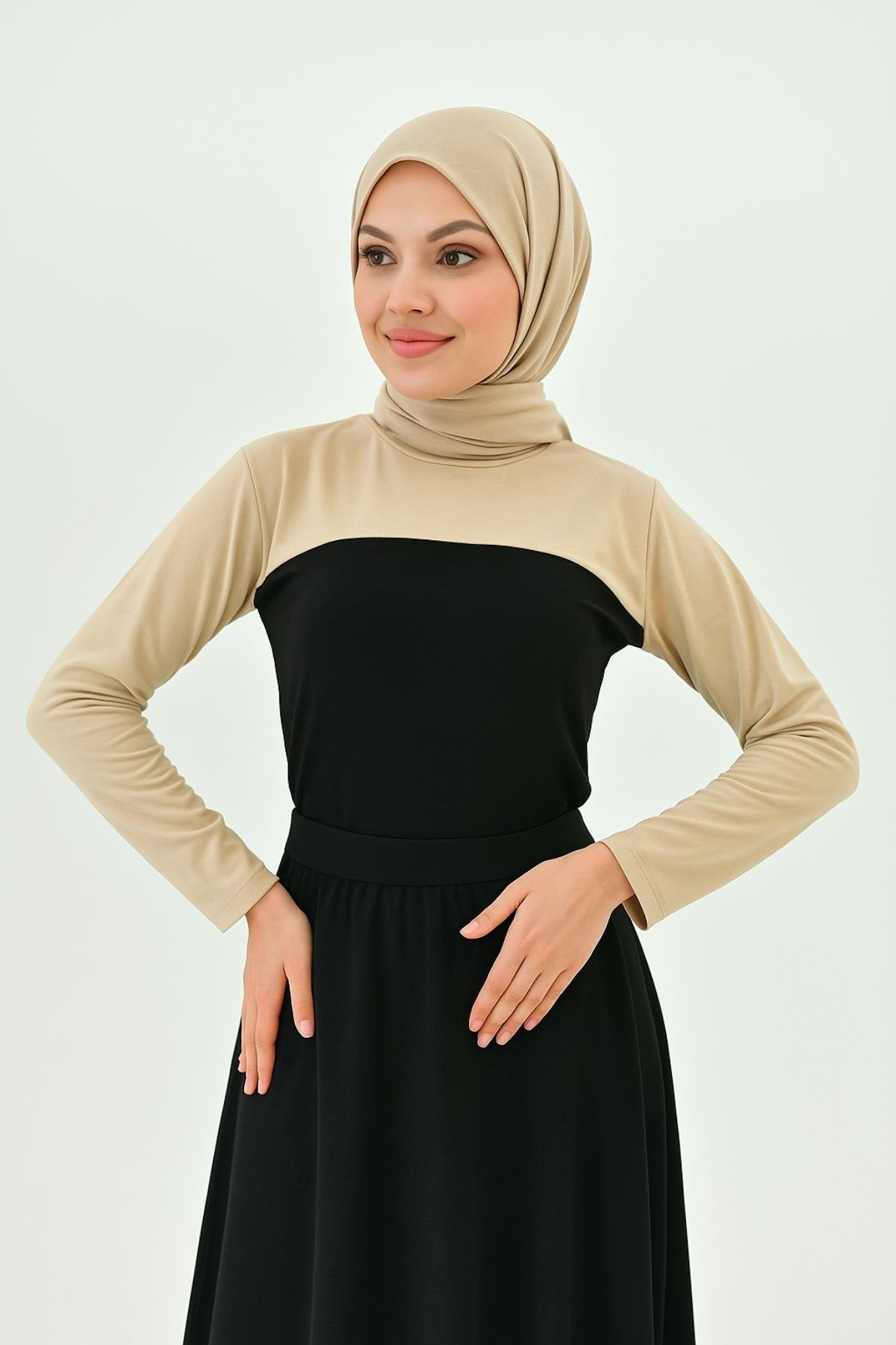 واقي ذراع للرقبة بدون طوق - بيج